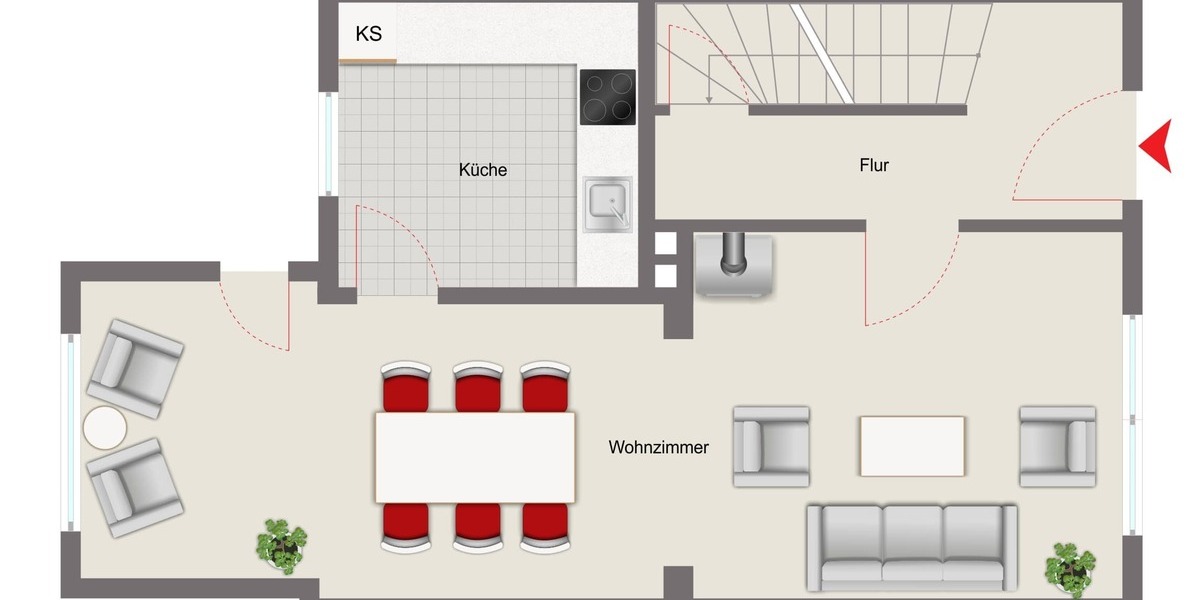 Grundriss EG (Abb. ähnlich)