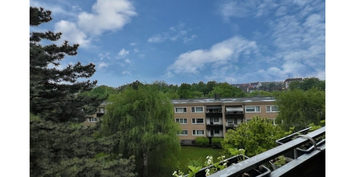 Aussicht vom Balkon