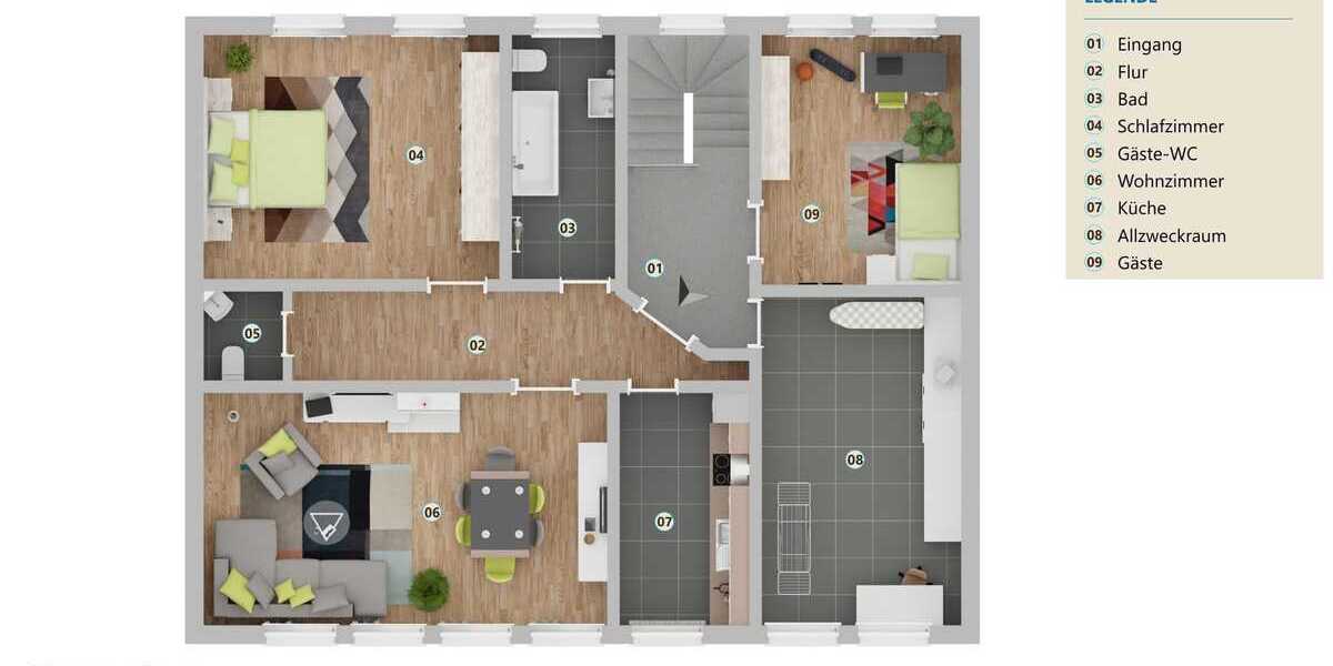 Grundriss Obergeschoss